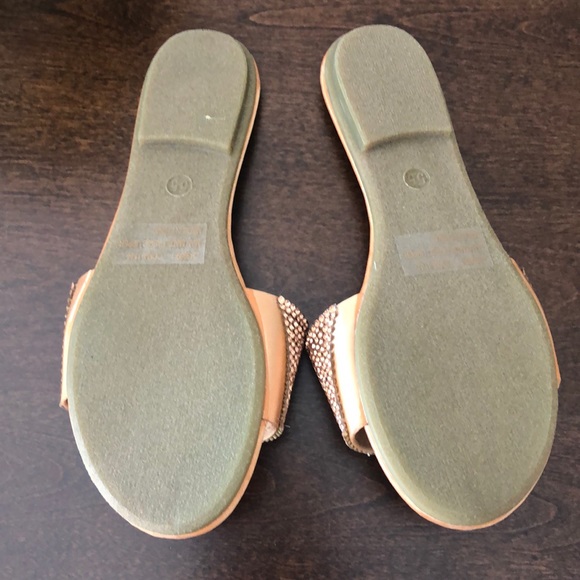 Rose Gold Slide Flats - Picture 4 of 4